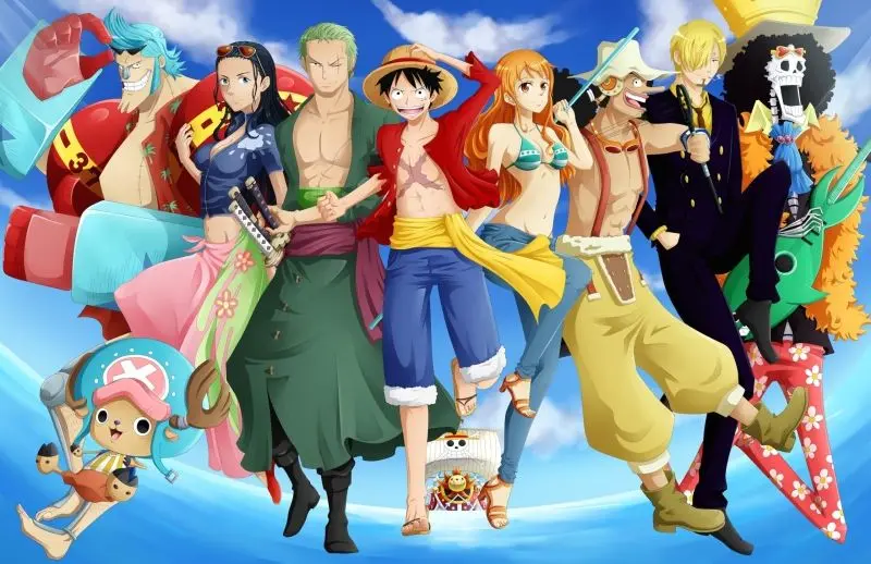 Tình bạn và sức mạnh của Zoro và bạn bè trong bức ảnh anime