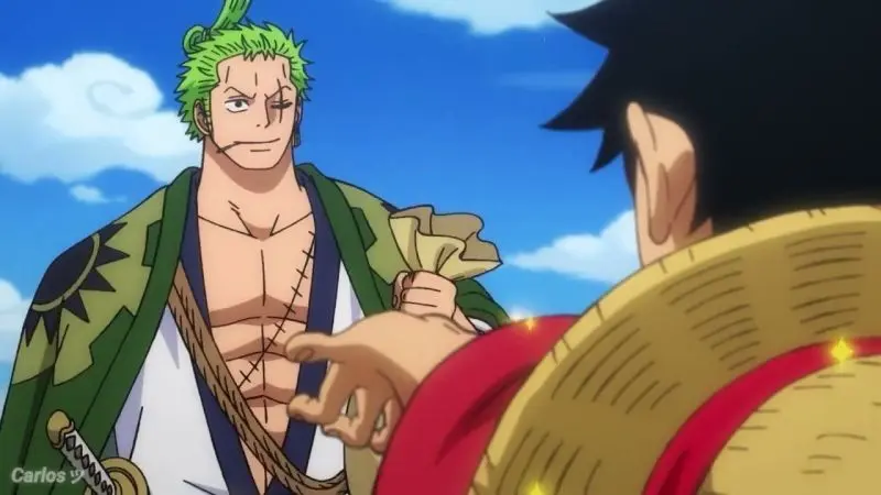 Với Zoro và bạn bè tham gia vào những cuộc phiêu lưu phiêu lưu trong anime