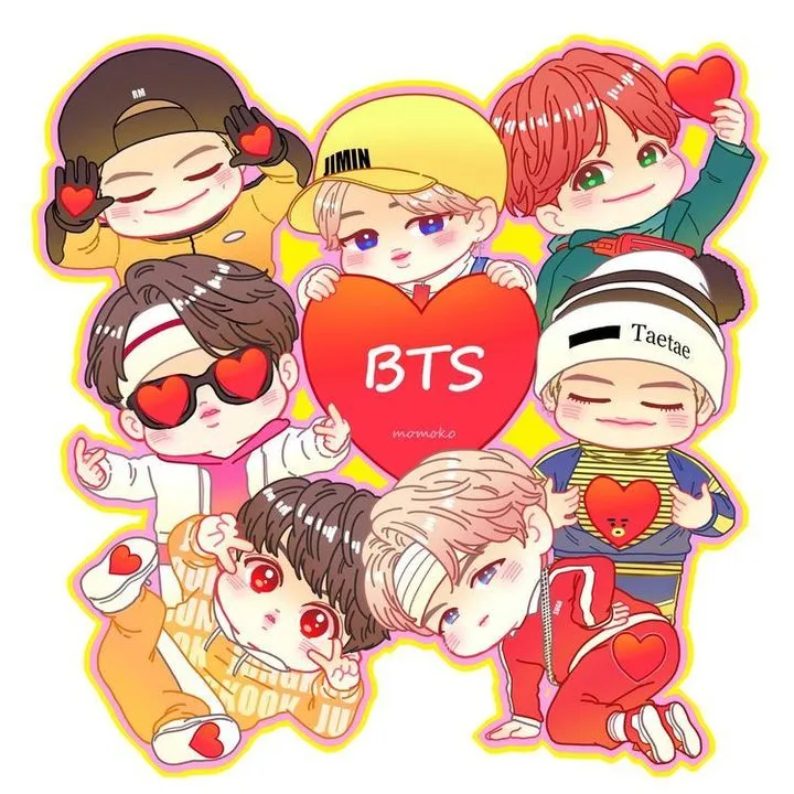 Xem bức ảnh của BTS Chibi với Quân đội, chia sẻ niềm vui mỗi ngày!