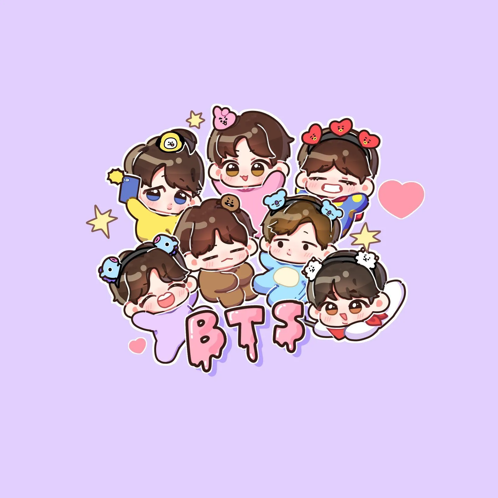 BTS Chibi của J-Hope mang lại niềm vui cho quân đội.