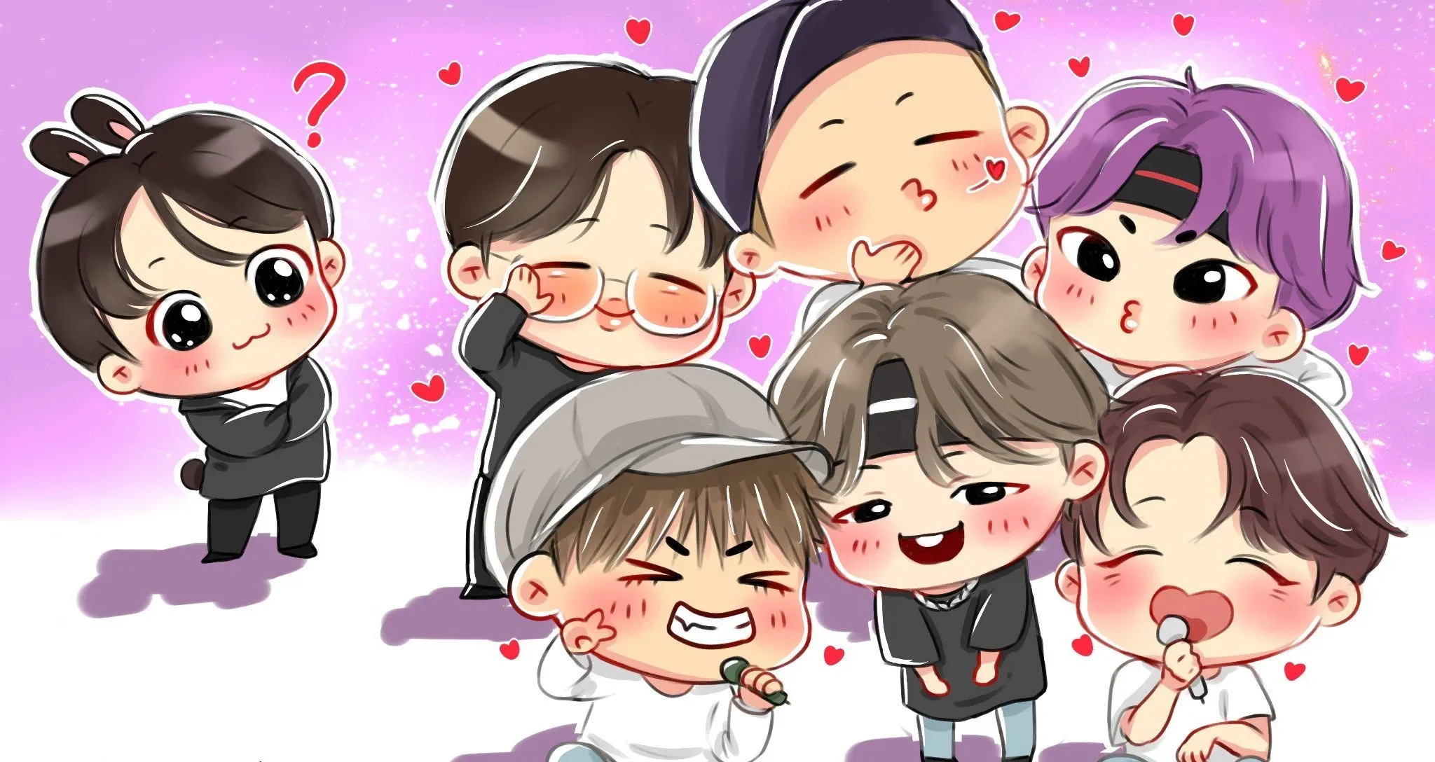 BTS Chibi Photo rất đẹp, phù hợp để tạo ra một hình đại diện độc đáo.