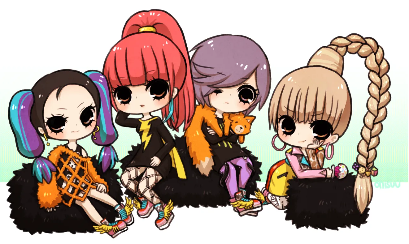 Hình ảnh của Chibi Blackpink là cực kỳ mát mẻ, không thể thiếu cho chớp mắt.