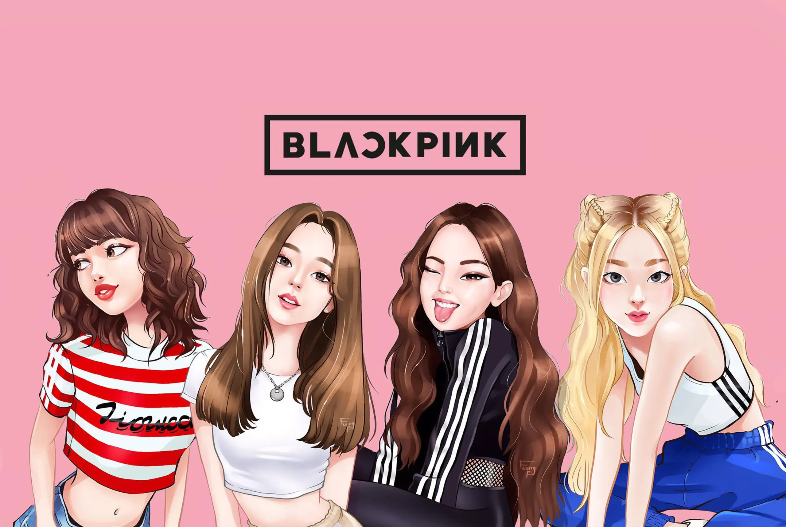 Bức ảnh siêu dễ thương chibi blackpink khiến mọi người yêu thương.