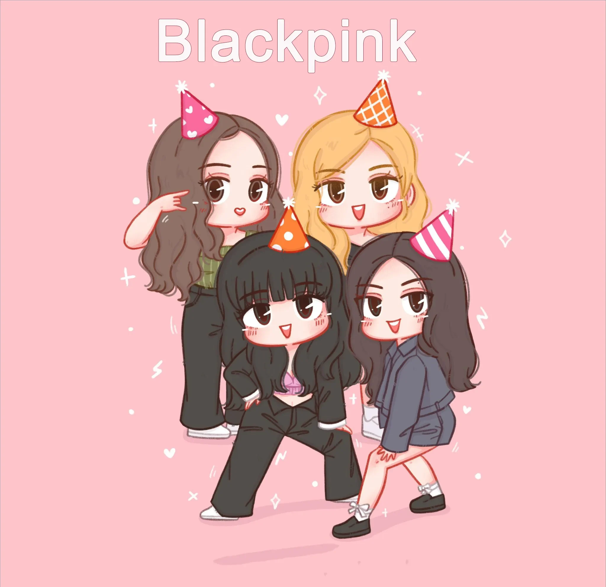 Thưởng thức loạt ảnh Chibi Blackpink để mang lại cảm giác vui vẻ.