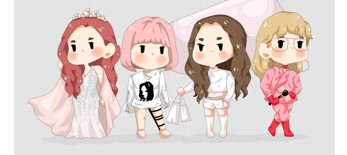 Hình ảnh của Chibi Jennie Blackpink đáng yêu và tính cách.