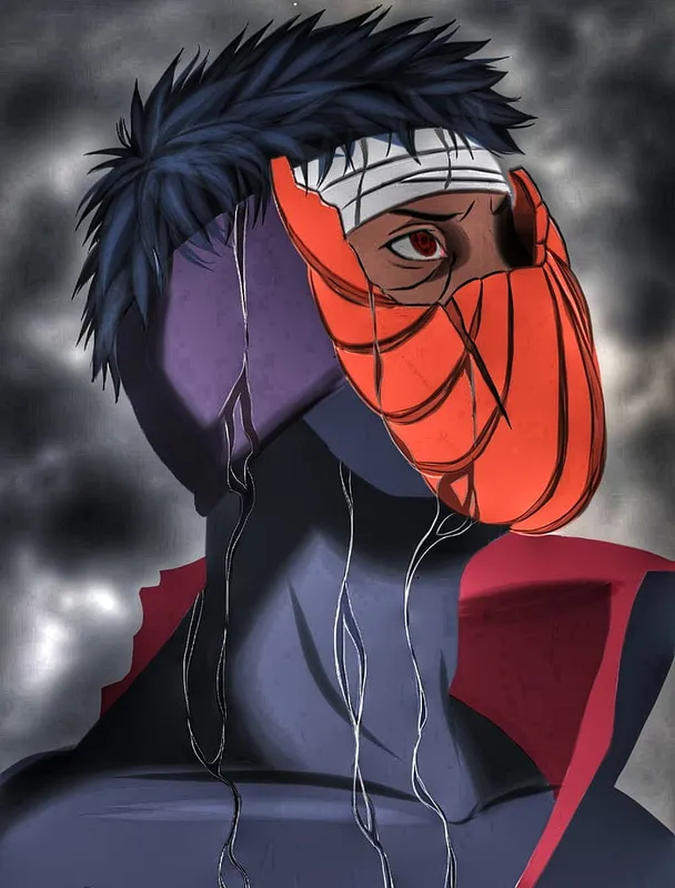 Hình ảnh sắc nét của Obito Uchiha khi đối mặt với kẻ thù