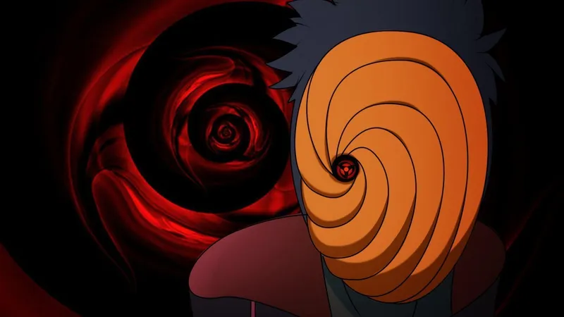 Tìm kiếm hình ảnh của Uchiha Obito với Sharingan và Rinnegan Power