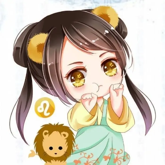 Tạo hình đáng yêu của các nhân vật trong ảnh anime 12 cung hoàng đạo chibi dễ thương