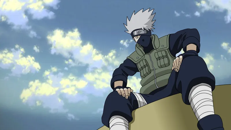 Hình ảnh của Kakashi Hatake với mặt nạ huyền thoại thu hút tất cả người hâm mộ Naruto