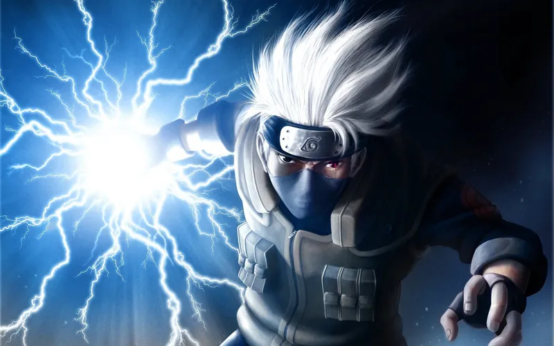 Hình ảnh kakashi hatake với phong cách mát mẻ, mát mẻ của 