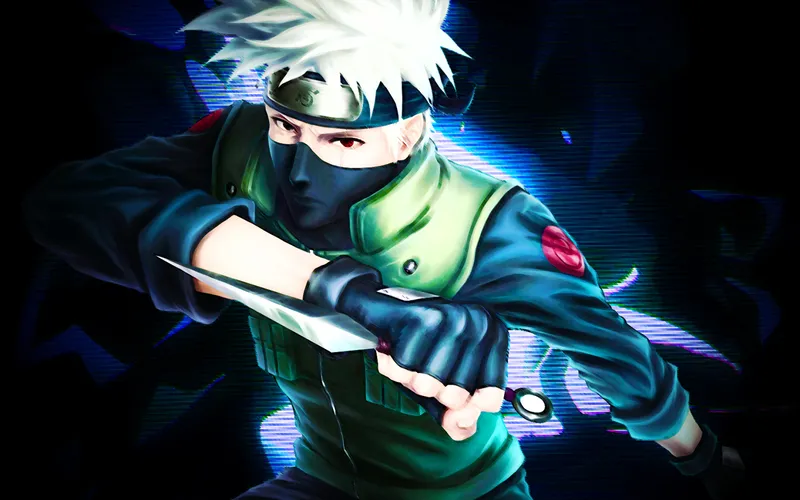 Hình ảnh của Kakashi Hatake với Sharingan Shine