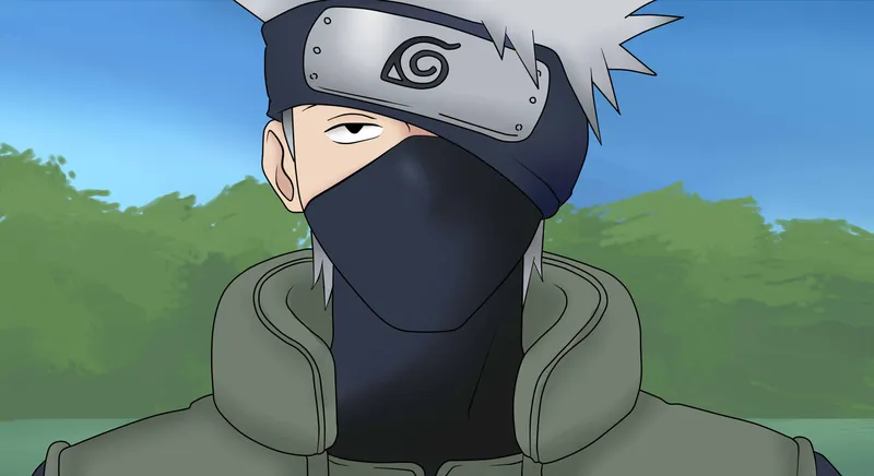 Xem hình ảnh của Kakashi Hatake mát mẻ và bí ẩn từ thế giới của Naruto