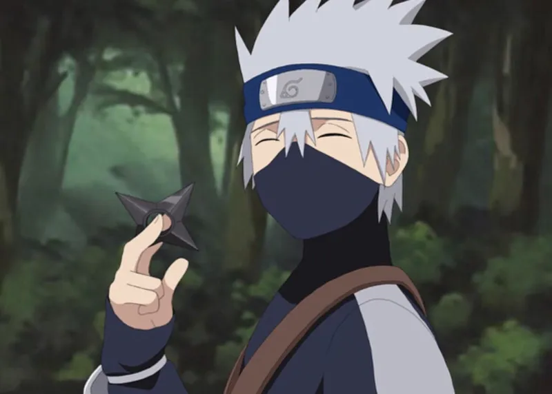 Ảnh của Kakashi Hatake với phong cách của một ninja có kinh nghiệm