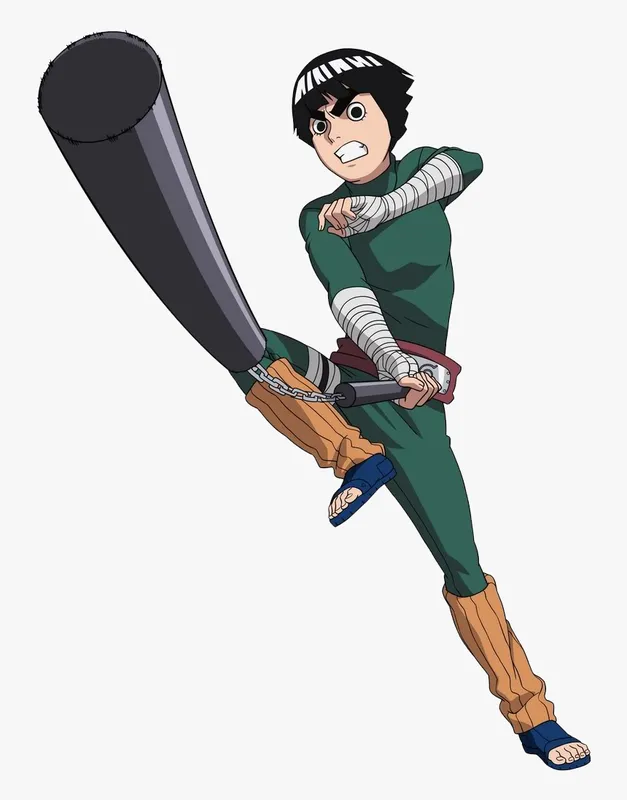 Hình ảnh Rock Lee trong các trận chiến căng thẳng nhất