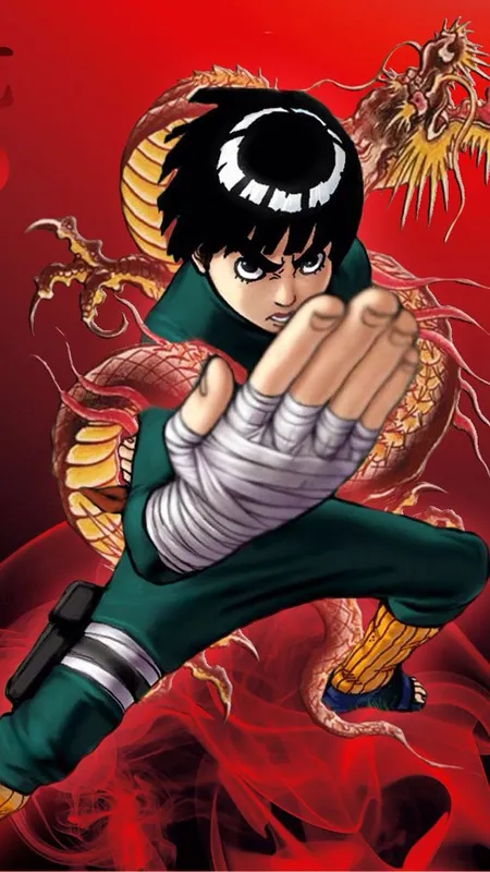 Rock Lee luôn thể hiện tinh thần chiến đấu kiên cường qua mỗi bức ảnh