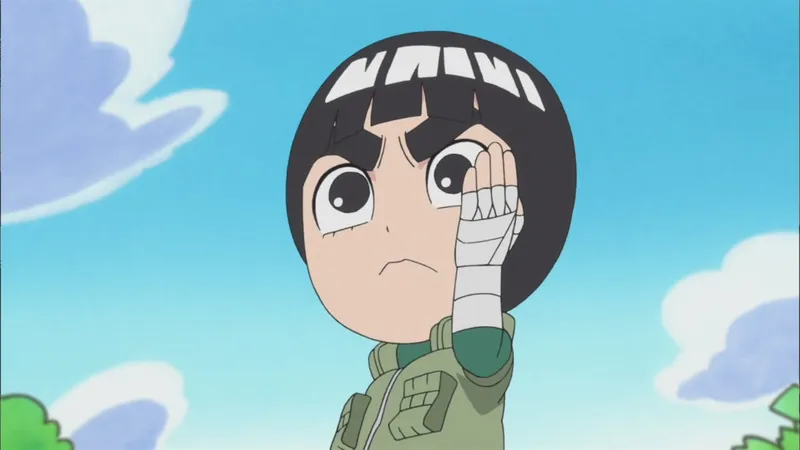 Ảnh Rock Lee truyền cảm hứng cho tất cả người hâm mộ Naruto