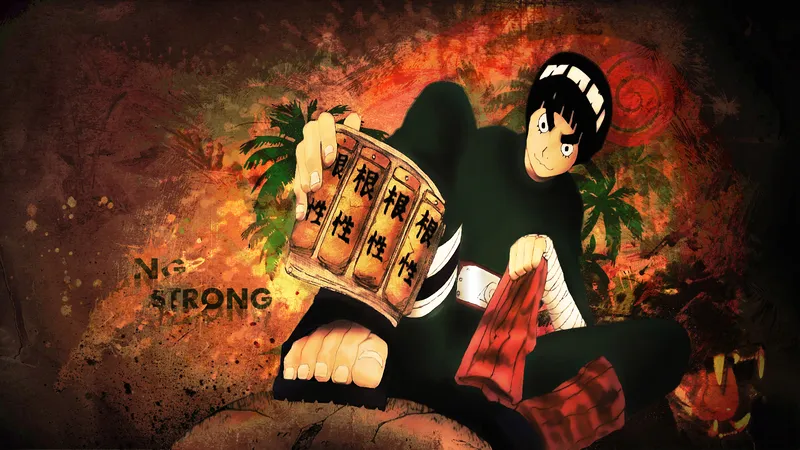 Ảnh Rock Lee với những chuyển động đẹp và mạnh mẽ không thể bỏ qua