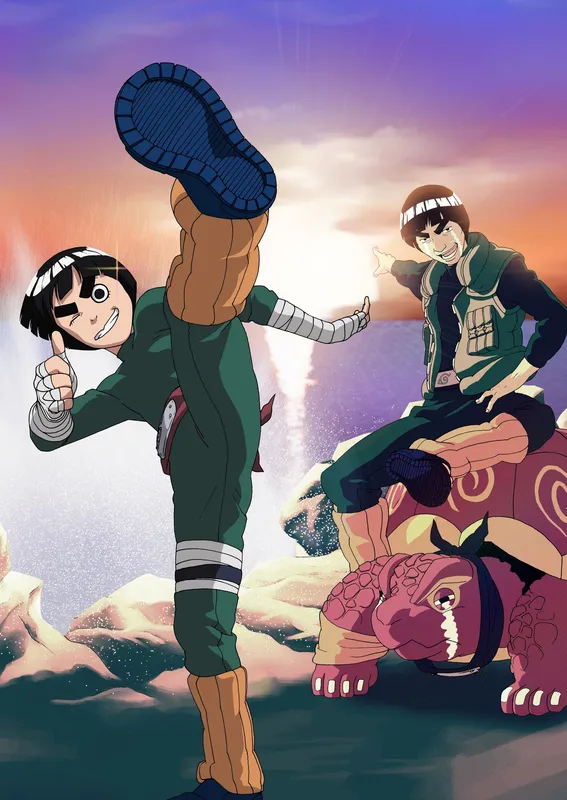 Động lực cho bản thân thông qua các bức ảnh của Rock Lee