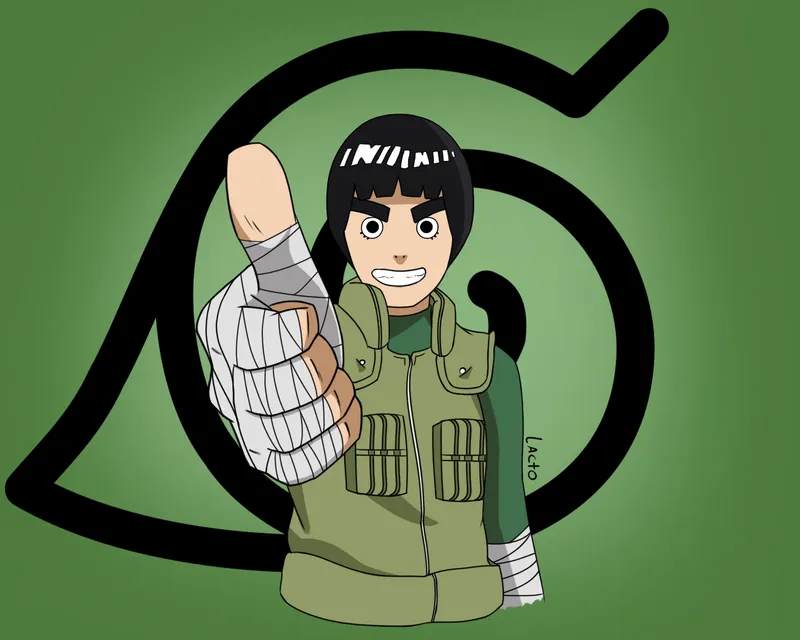 Ảnh Rock Lee cho thấy các kỹ thuật võ thuật không thể bỏ qua