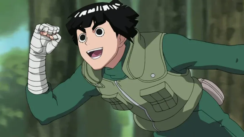 Khám phá hình ảnh của Rock Lee thể hiện khả năng phục hồi và tinh thần chiến đấu