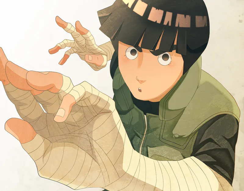 Ảnh Rock Lee cho thấy vẻ đẹp của việc chiến đấu qua mọi phong trào