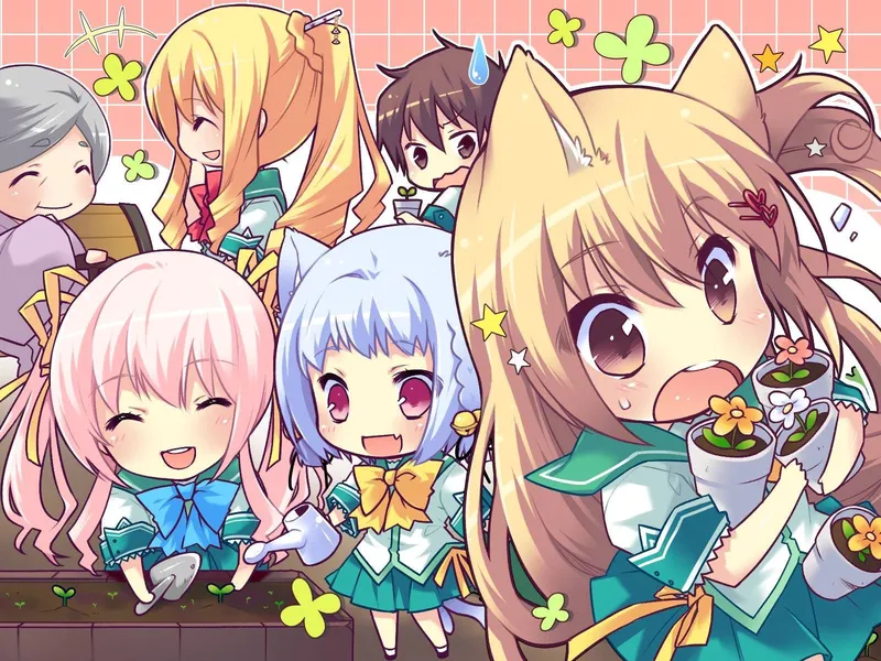 Thêm phần đáng yêu trên màn hình của bạn với hình nền anime Chibi dễ thương