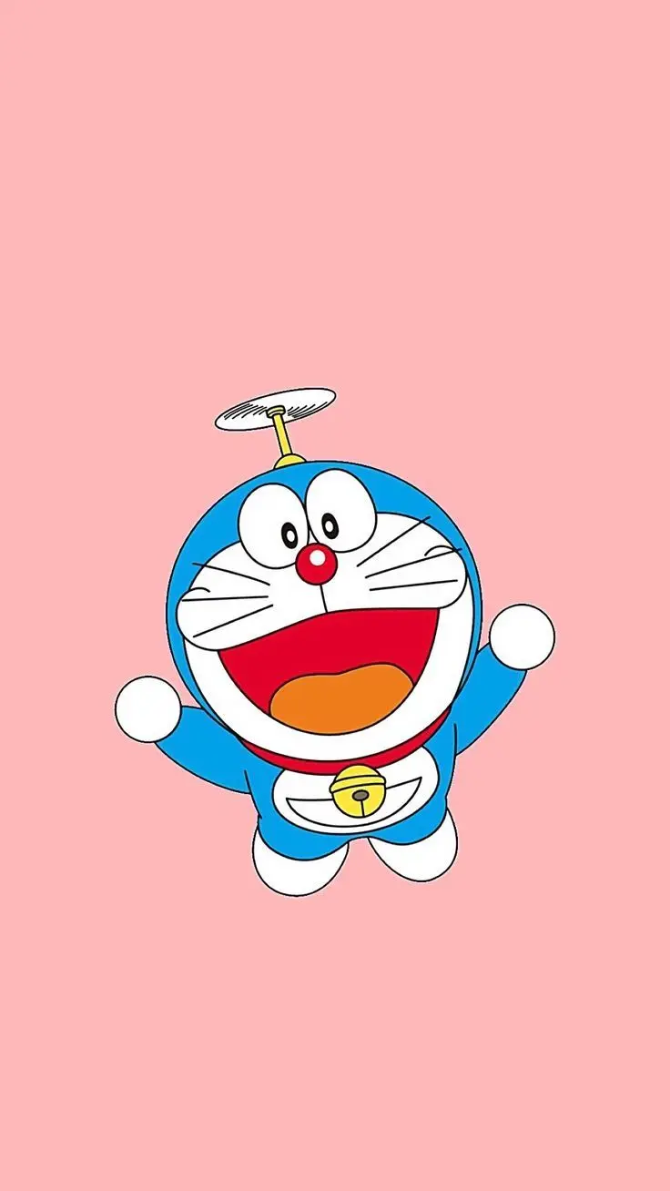 Doraemon hình nền dễ thương vẽ hình ảnh động với bối cảnh hài hước