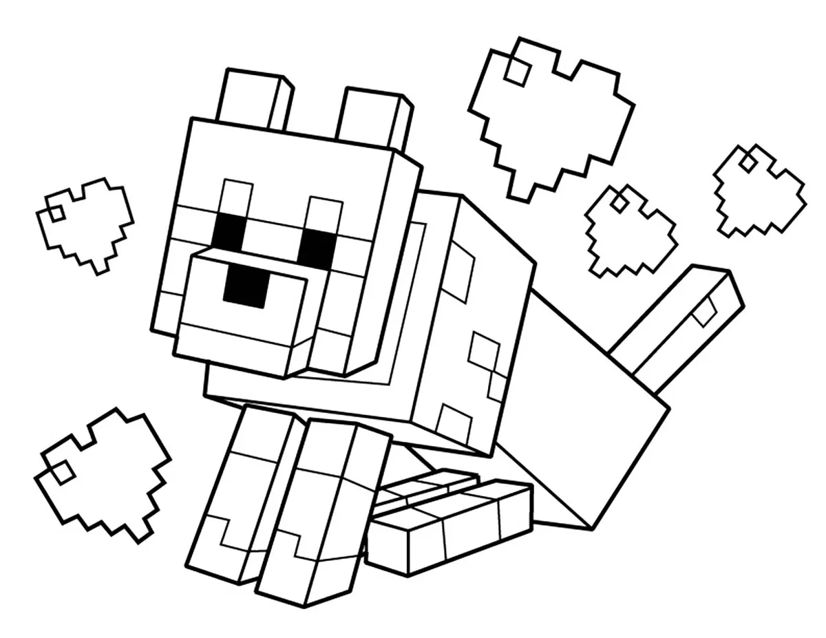 Discover impressive minecraft coloring paintings, helping your baby love more painting.