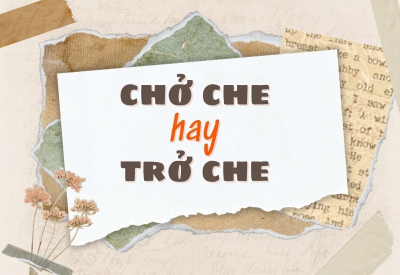 chở che hay trở che