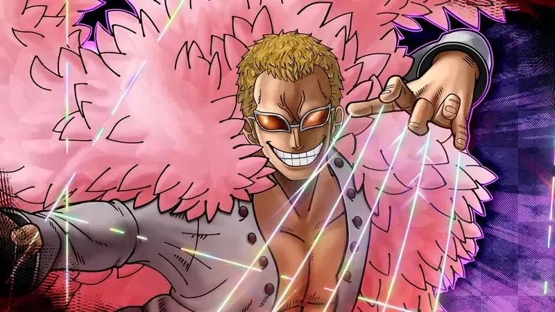 Kính râm điển hình của Oculos Donquixote Doflamingo