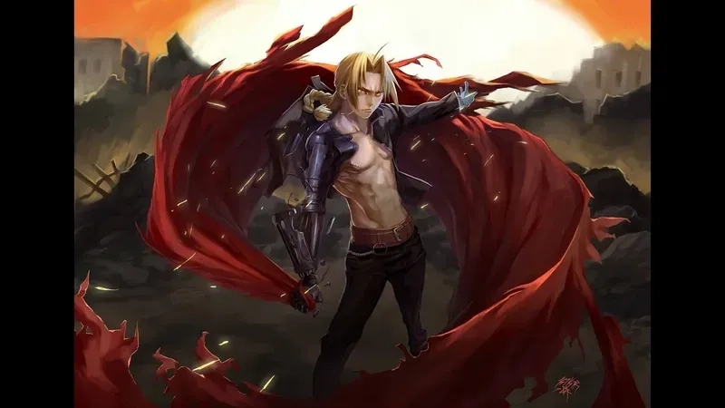 Áo khoác đỏ huyền thoại của áo khoác Edward Elric