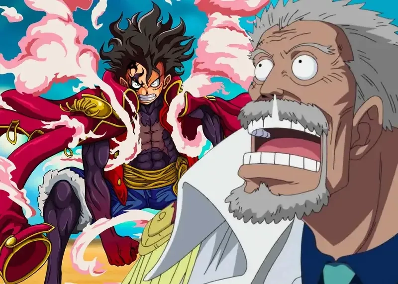 Luffy vs Garp Trận chiến giữa hai thế hệ của gia đình D