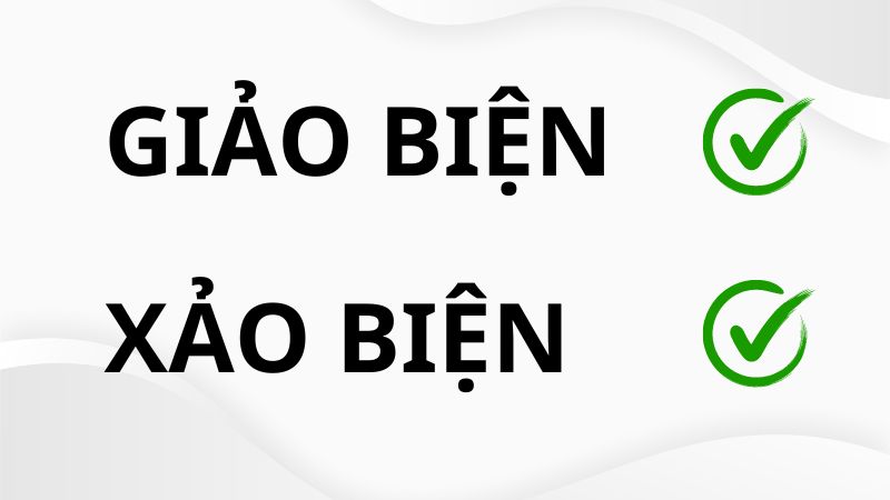 Giảo biện hay xảo biện