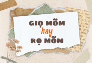 Giọ mõm hay rọ mõm