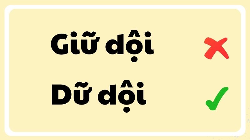 Giữ dội hay dữ dội đúng chính tả