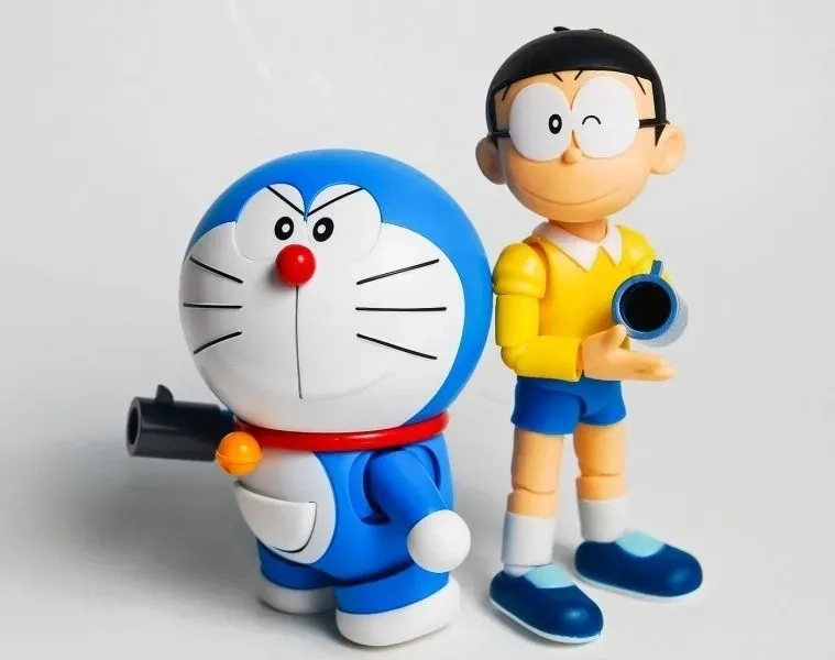 Hình ảnh của Doraemon và Nobita tái tạo những khoảnh khắc đáng nhớ