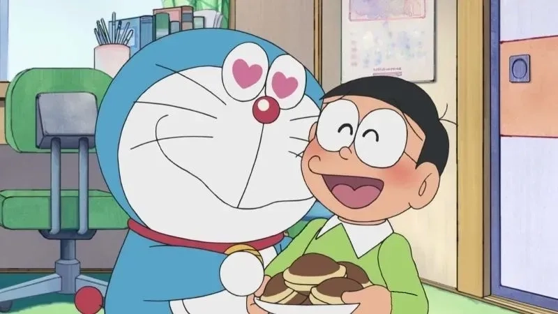 Hình ảnh Nobita dễ thương với bản vẽ tinh tế