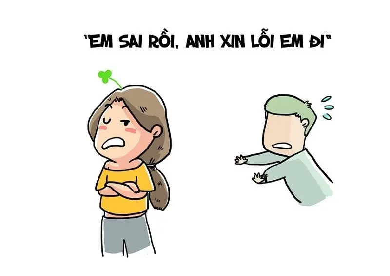 Meme xin lỗi để giúp tạo ra cảm giác thoải mái