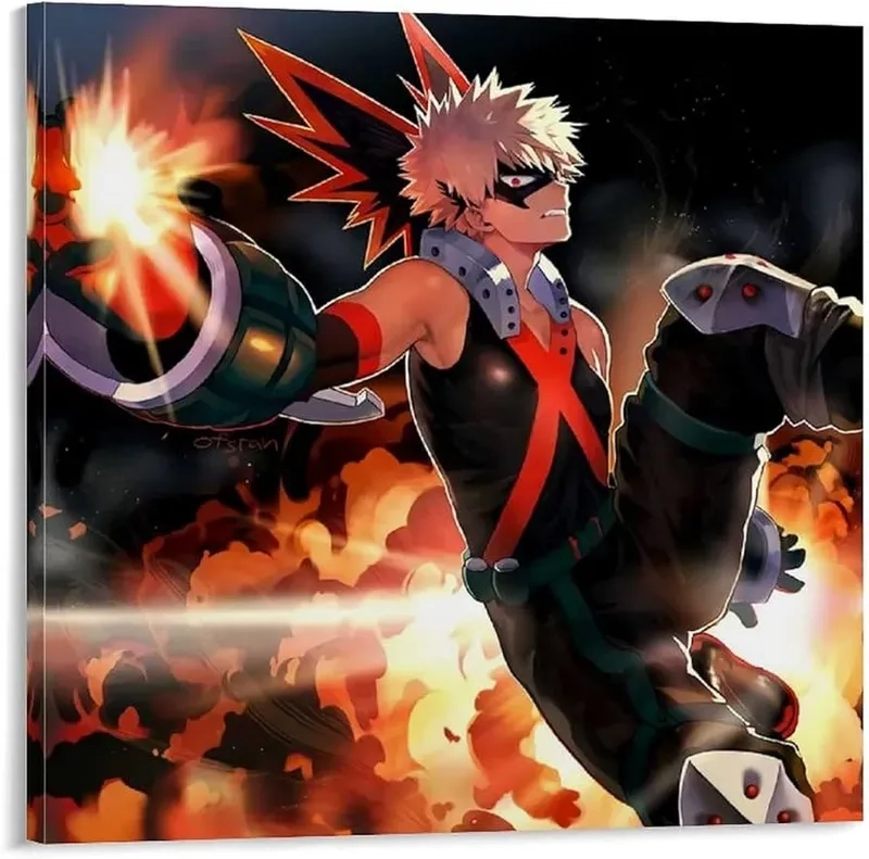 Katsuki Bakugo Chibi phiên bản đáng yêu của nhân vật nổi tiếng