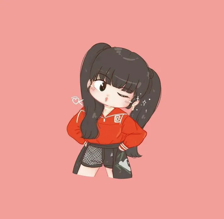 Thưởng thức Lisa Chibi dễ thương để làm mới hình nền.