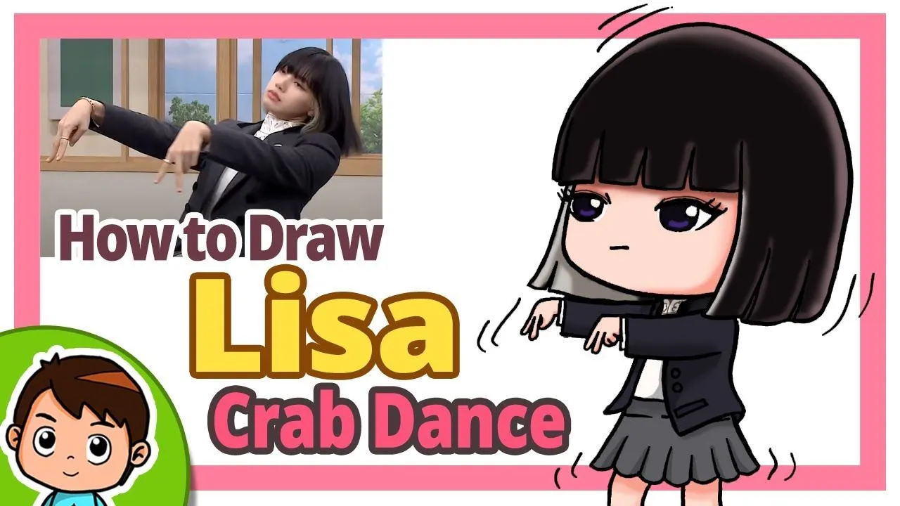 Bức ảnh Lisa Chibi vui nhộn cho Blink thực sự.