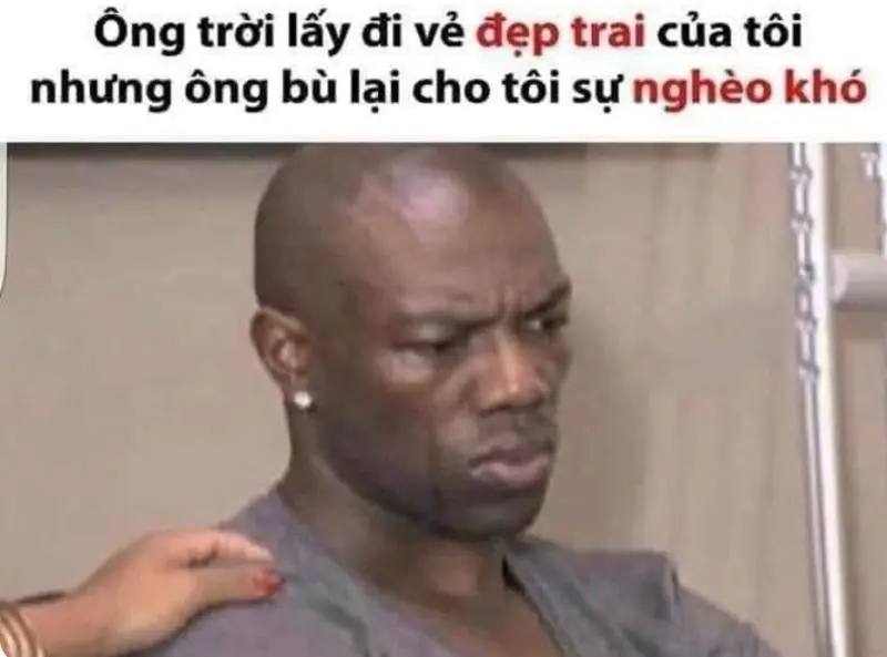 Meme tiếng Anh đen nổi tiếng với biểu hiện khó khăn của anh ấy