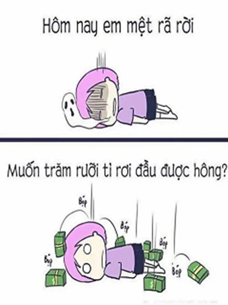 MEME mệt mỏi khiến người xem cười