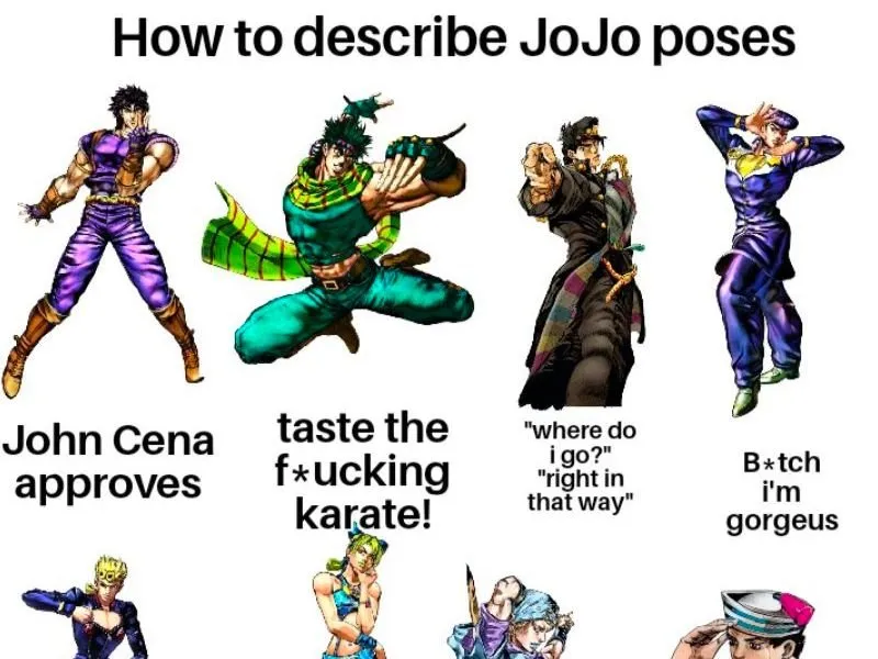 Meme Jojo nổi bật trên mạng xã hội