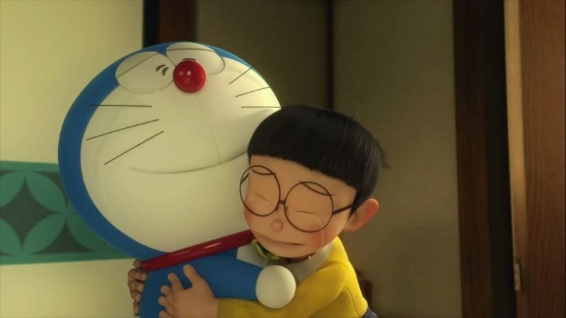 Doremon và Nobita khám phá cùng nhau, đầy thú vị.