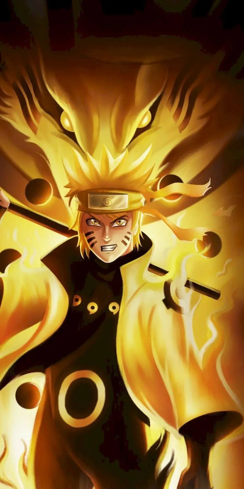 Cảm nhận tinh thần của Naruto thông qua một hình nền điện thoại độc đáo