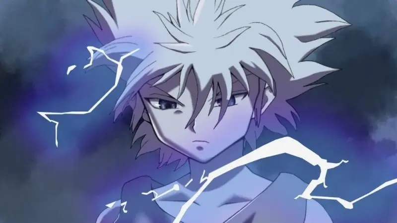 Avatar Killua đầy sắc nét, biểu tượng của sự tự tin và mạnh mẽ.