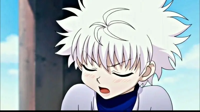 Avatar Killua với đôi mắt hấp dẫn, biểu tượng của sức mạnh.