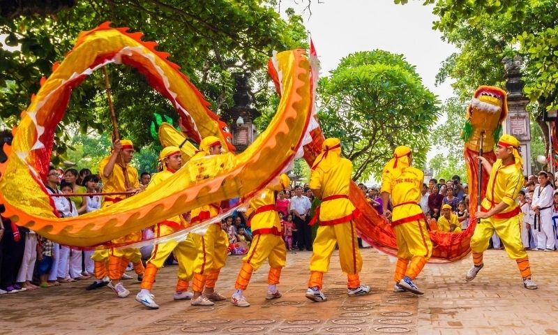 Lễ hội Hung King Temple có nhiều màu sắc và truyền thống