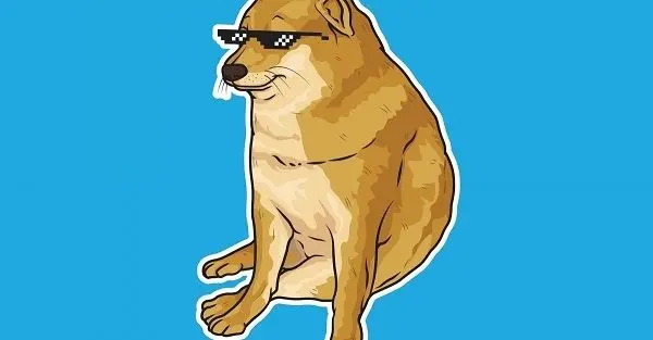 Shiba meme sticker hài hước